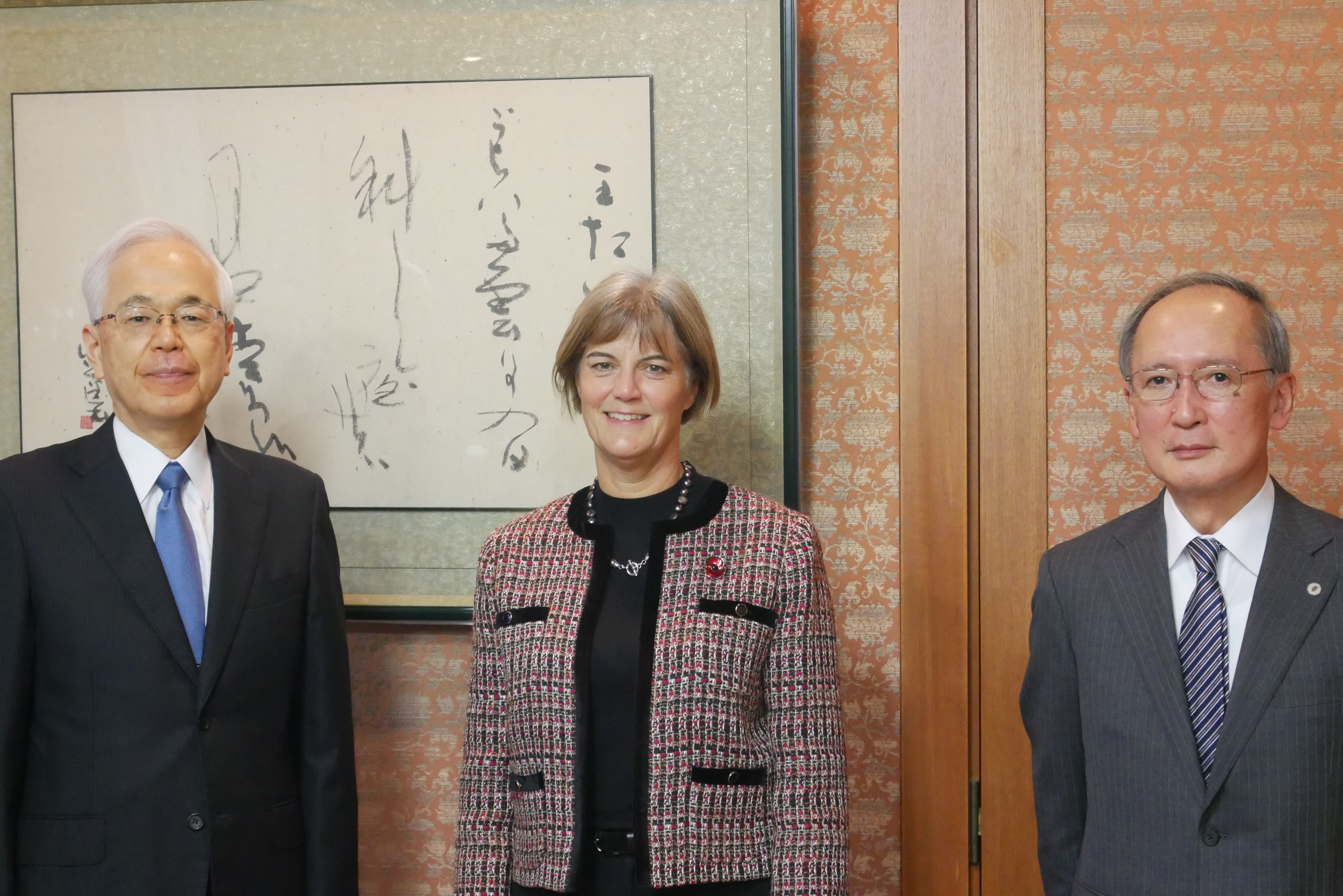 Chief Justice TOKURA, Ambassador LONGBOTTOM and Justice NAGAMINE