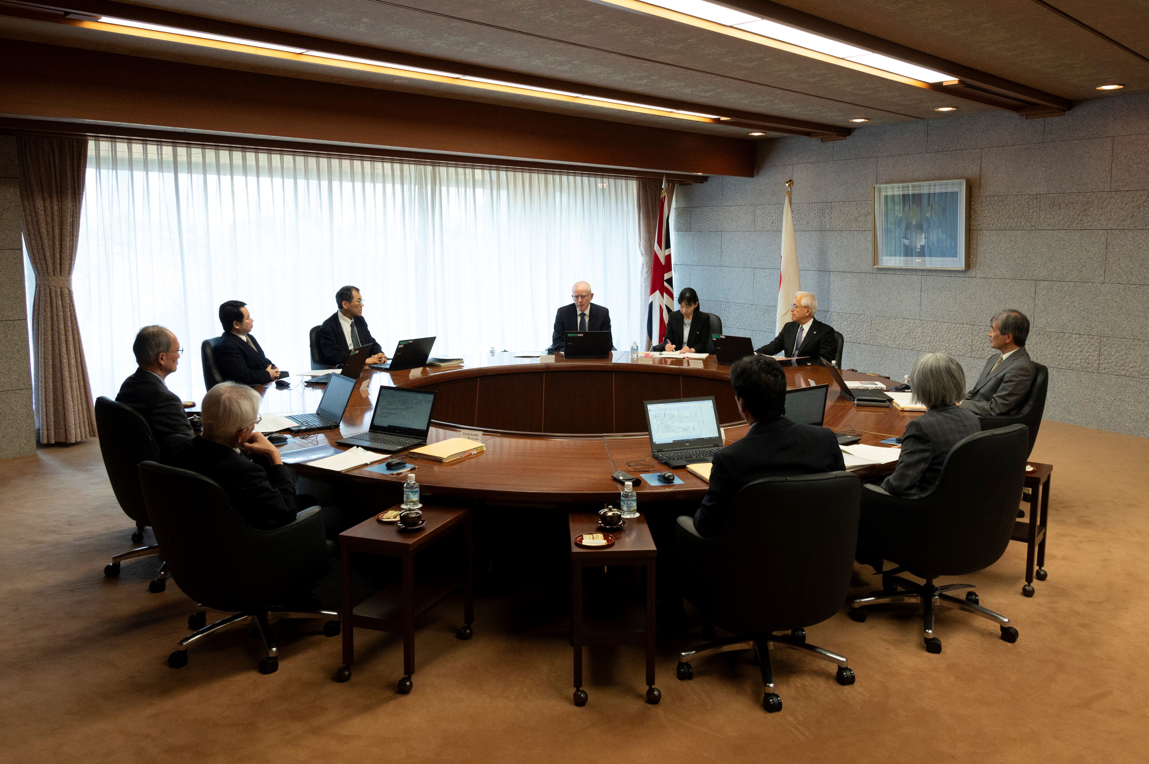 the exchange with Justices of SCJ