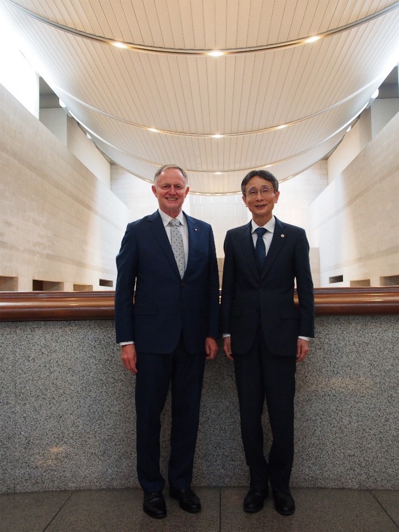 Picture of Chief Justice IMASAKI and Chief Justice Gageler1