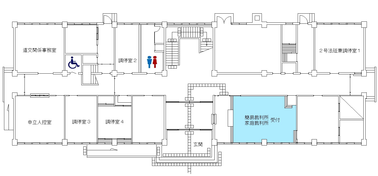 図版：1階案内図