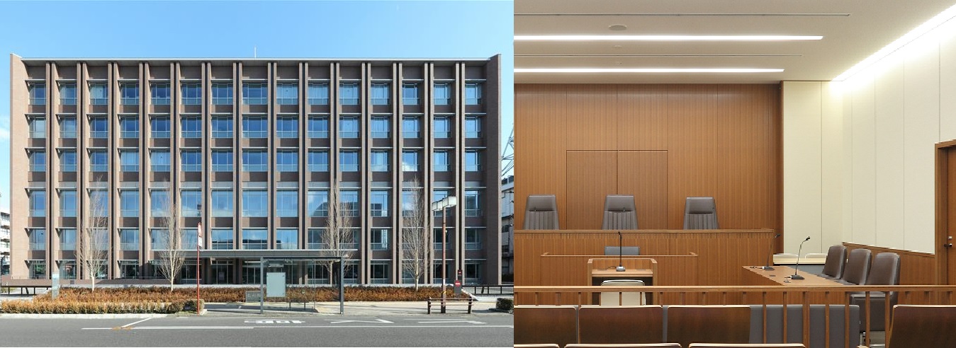 写真：岐阜地方裁判所・岐阜家庭裁判所法廷