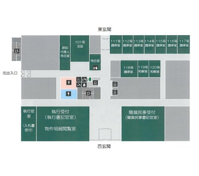 図版：1階案内図