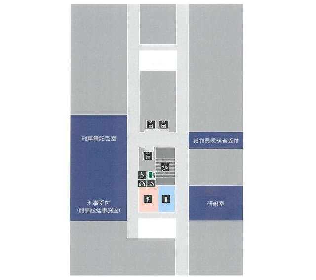 図版：4階案内図
