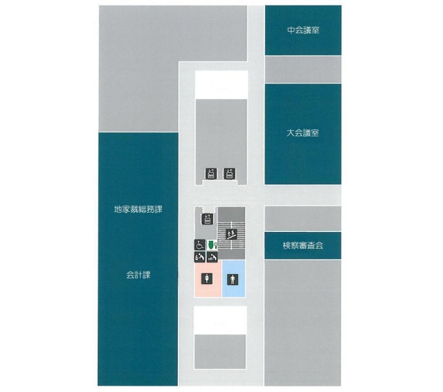 図版：6階案内図