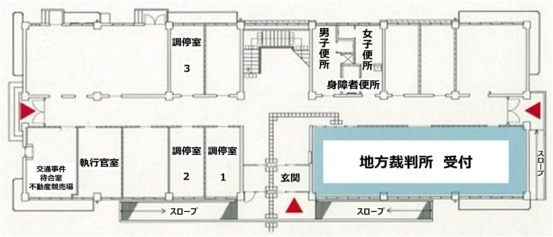 図版：1階案内図