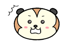 口を大きく開けて驚いているさいたんの画像