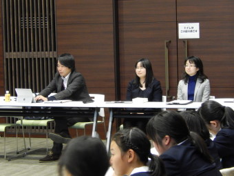 写真：法曹三者への質問タイム
