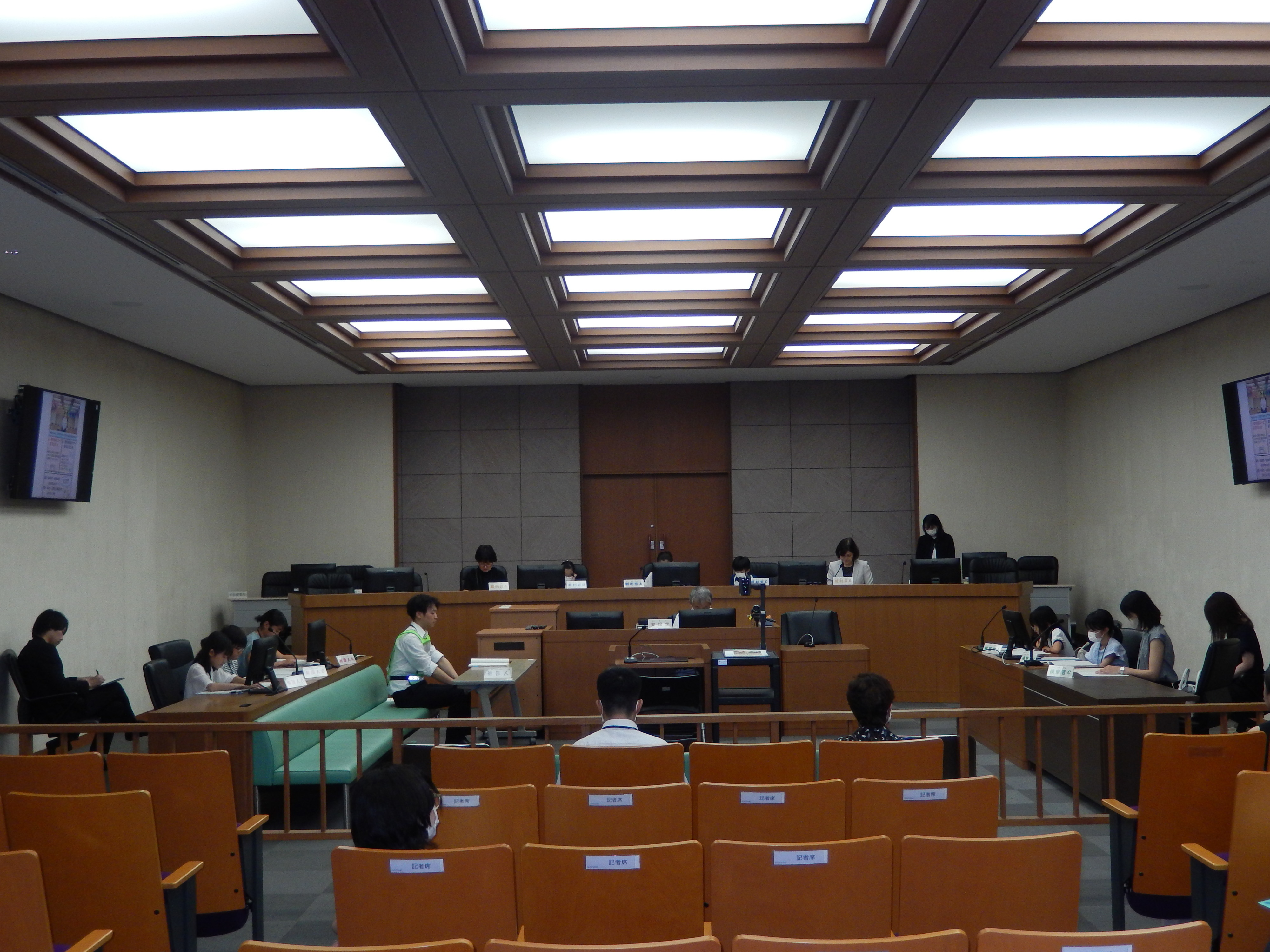 模擬裁判全体の様子