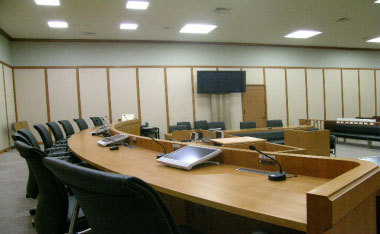 写真：裁判員裁判用法廷