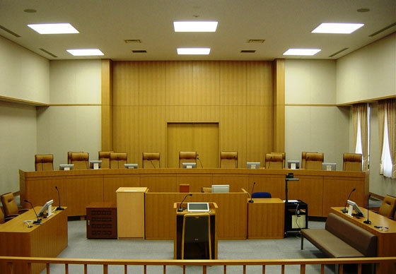写真：裁判員裁判用法廷