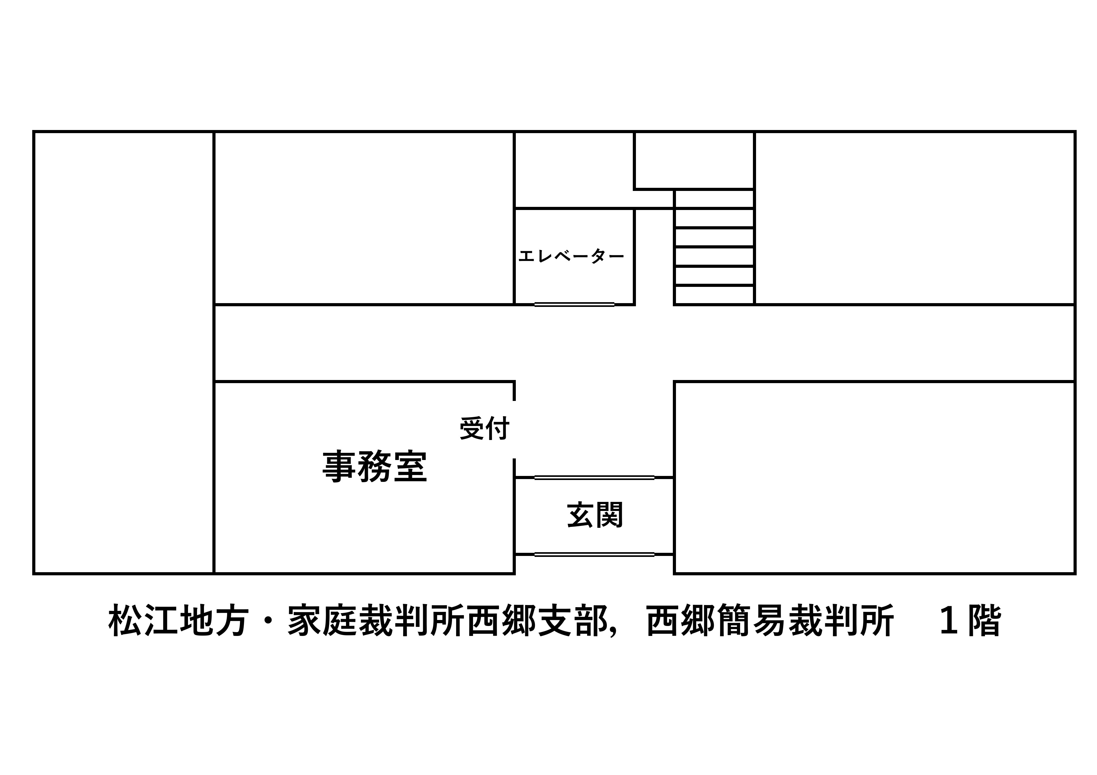 地図：1階の窓口案内