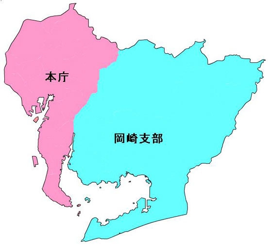 図版：管轄区域