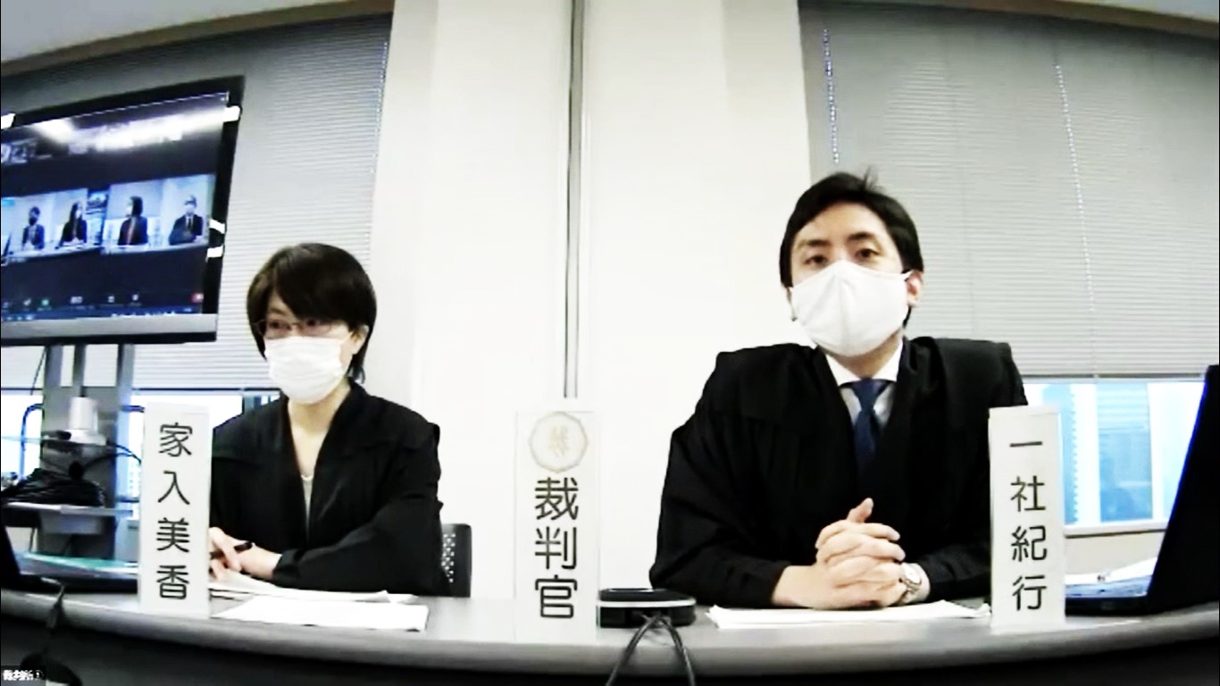 写真：イベント「法曹という仕事」登壇者（裁判官）