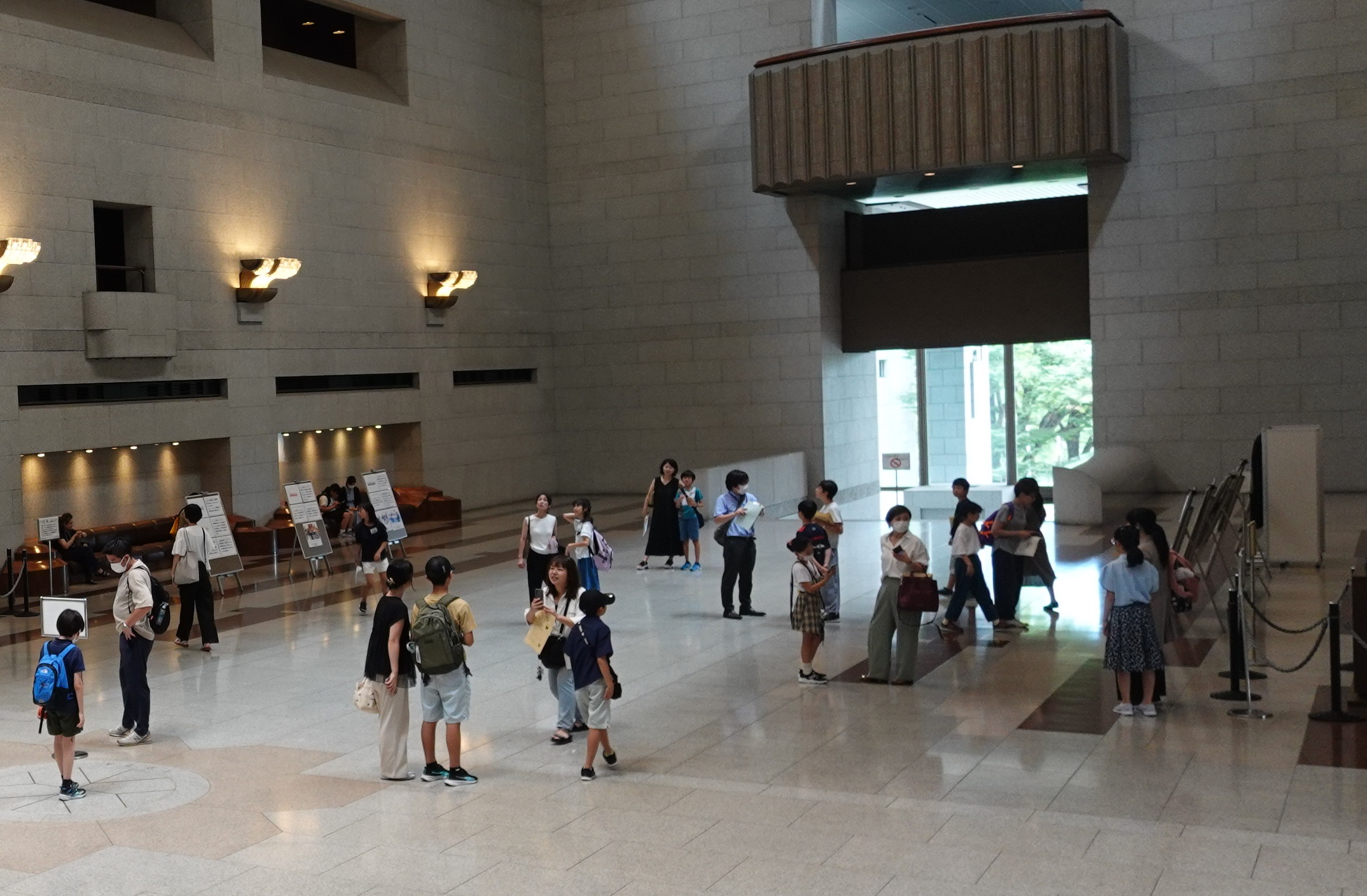写真：パネル展示