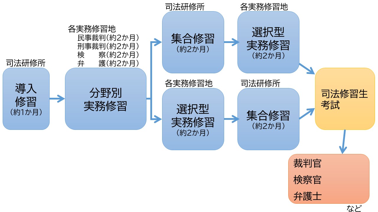 図面　司法修習の流れ