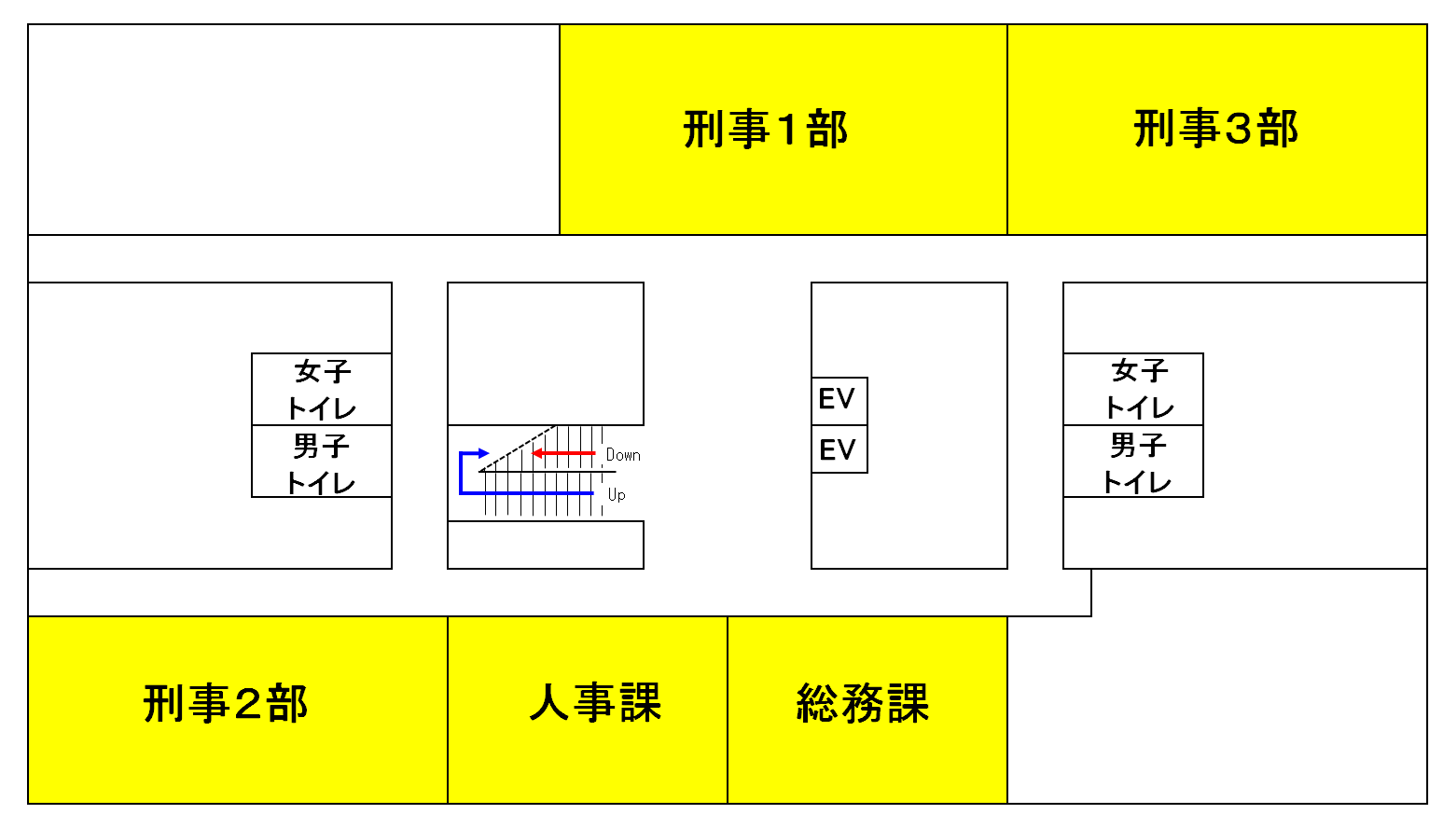 図版：本館4階の窓口案内