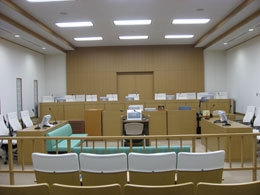 写真：裁判員裁判用法廷