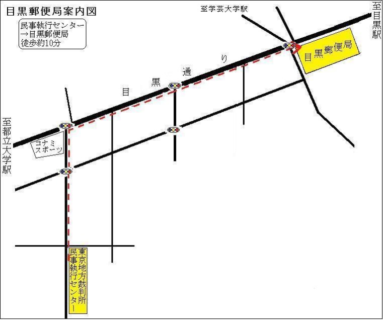 画像：目黒郵便局