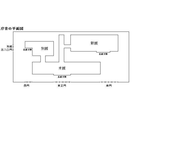 図版：庁舎平面図