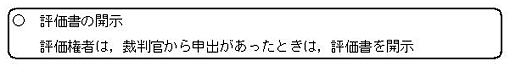 画像：評価書の開示の図