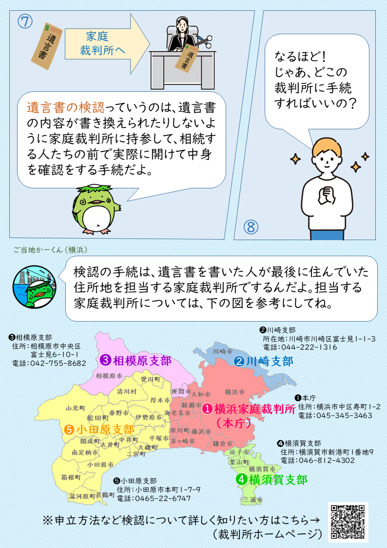 横浜家裁の憲法週間行事の広報紙2枚目です。
